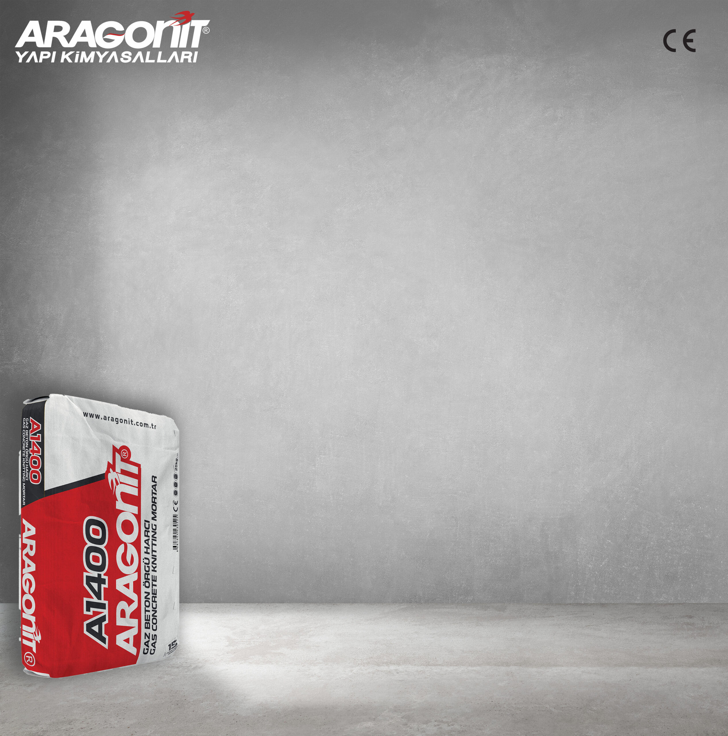 Aragonit A1400 GAZ BETON ÖRGÜ HARCI