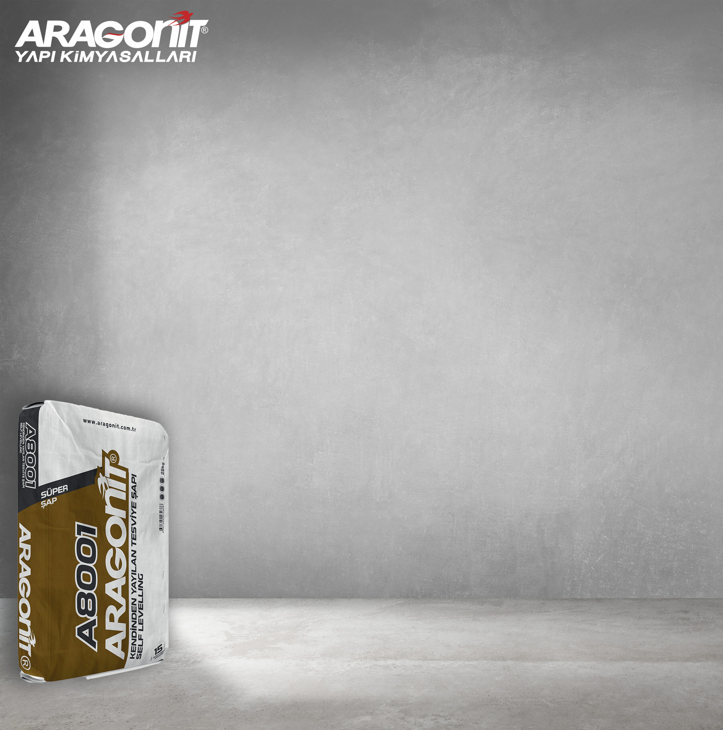 Aragonit A8001 KENDİNDEN YAYILAN SÜPER ŞAP