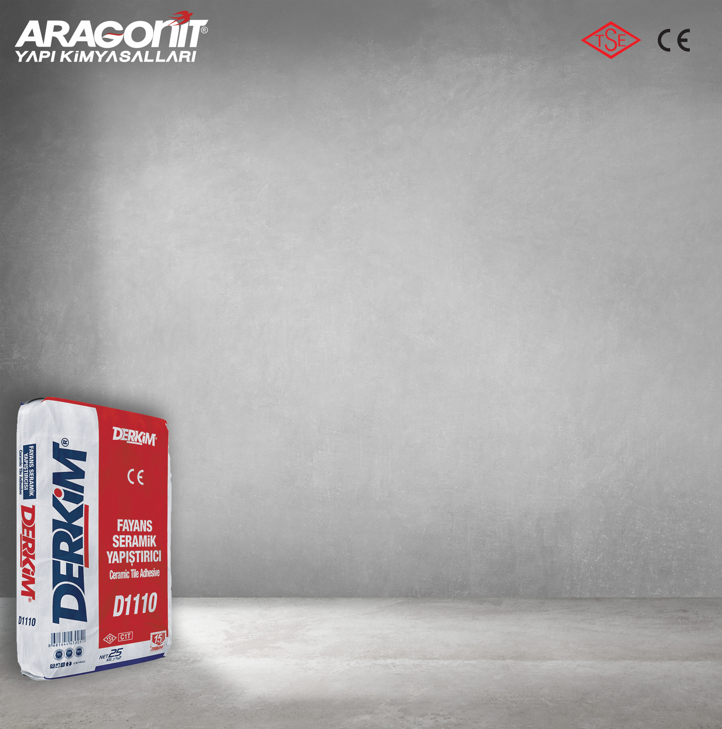 Aragonit D1110 Fayans Seramik Yapıştırıcı