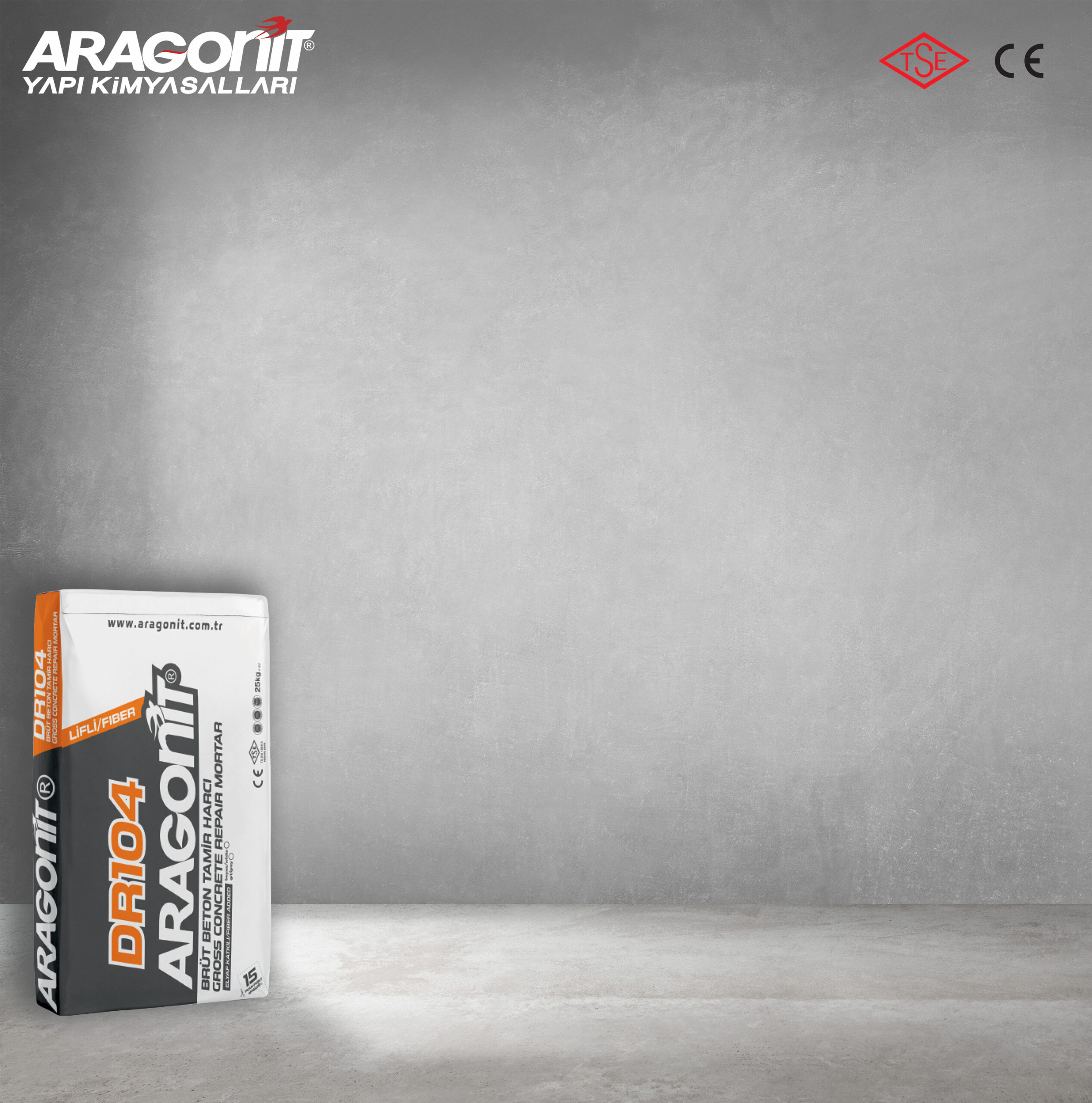 Aragonit DR104 BRÜT BETON TAMİR HARCI